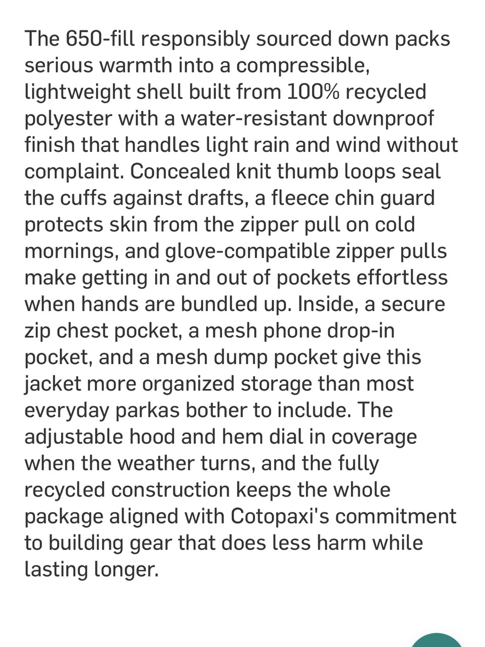 NWT Cotopaxi Alivio Puffer - Coffee - Picture 11 of 16